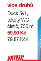 Duck 5v1, tekutý WC čistič