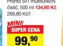 Pronto 5v1 multifunkční čistič