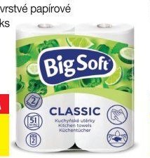 Big Soft Classic 2vrstvé kuchyňské papírové utěrky