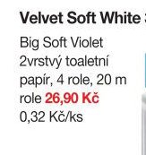 Big Soft Violet 2vrstvý toaletní papír