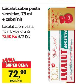 Pasta na zuby Sensitive Lacalut