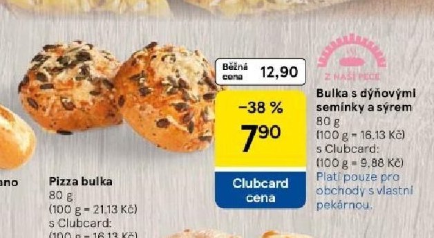 Bulka s dýňovými semínky a sýrem