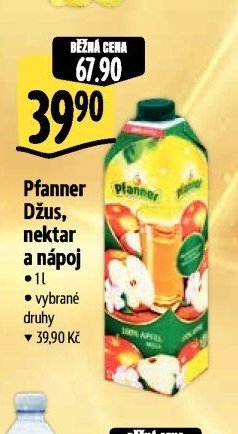Pfanner Džus, nektar a nápoj