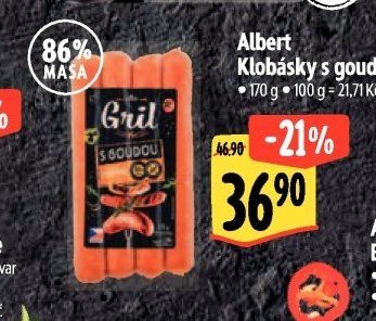 Albert Klobásky s goudou