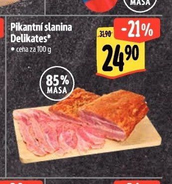 Pikantní slanina Delikates