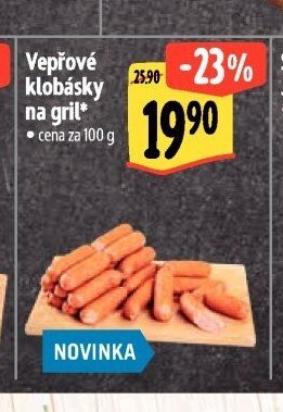 Vepřové klobásky na gril