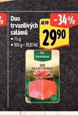 Duo trvanlivých salámů