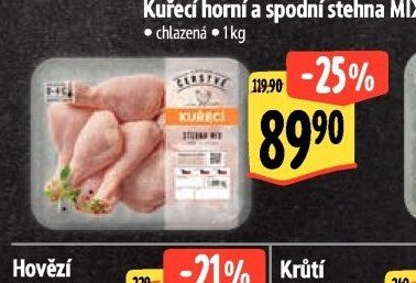 Kuřecí horní a spodní stehna MIX