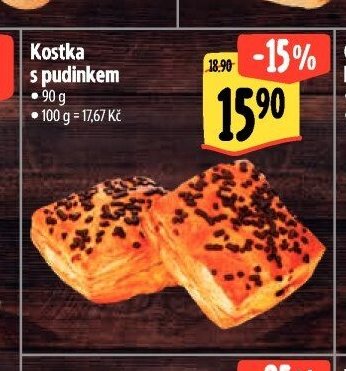 Kostka s pudinkem