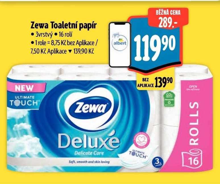 Zewa Toaletní papír - Albert akcniletaky.com