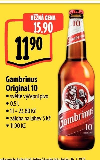 Gambrinus Original 10