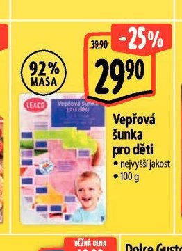 Vepřová šunka pro děti