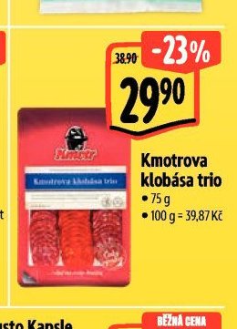 Kmotrova klobása trio