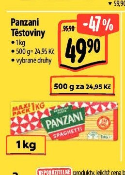 Panzani Těstoviny