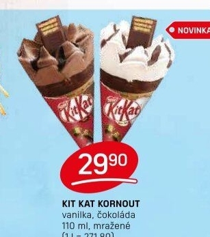 Nanuk kornout Kit Kat Nestlé