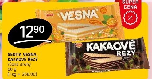 Oplatky Vesna Sedita