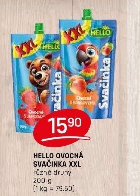 Ovocná kapsička Svačinka Hello