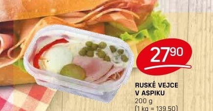 Ruské vejce v aspiku