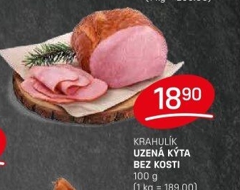 Uzená kýta bez kosti Krahulík