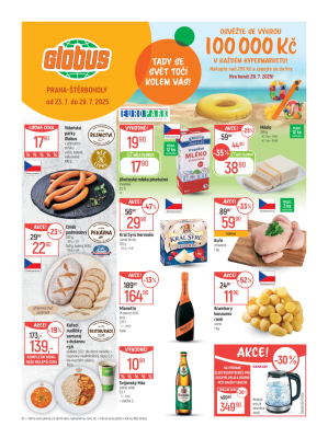 akční leták Globus 23.7.2025-29.7.2025