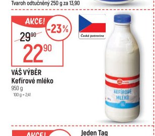 Váš Výběr Kefírové mléko 950 g