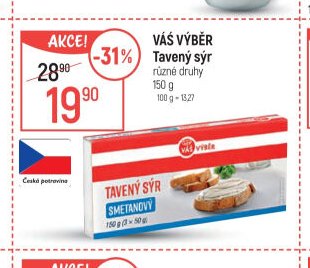 Váš Výběr Tavený sýr různé druhy 150 g