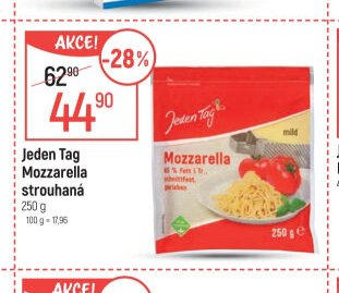 Jeden Tag Mozzarella strouhaná 250 g