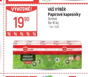 Váš výběr Papírové kapesníky - Globus akcniletaky.com