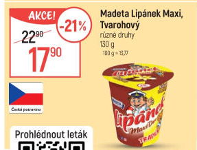 Dezert Lipánek Duo Madeta