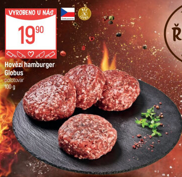 Hovězí hamburger Globus