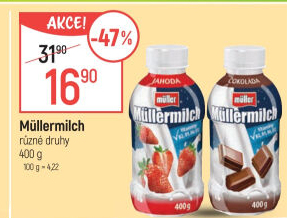 Nápoj mléčný Müllermilch Müller