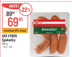 Špekáčky Váš Výběr
