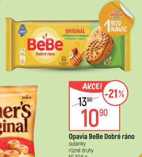 Sušenky BeBe Dobré ráno Opavia