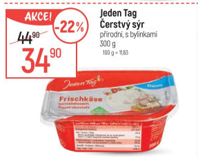 Sýr čerstvý Jeden Tag