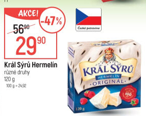 Sýr Hermelín Král sýrů