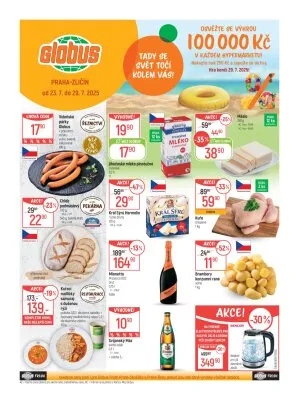 akční leták Globus 23.7.2025-29.7.2025