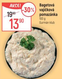 Bagetová vajíčková pomazánka