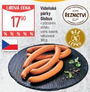 Párky vídeňské Globus