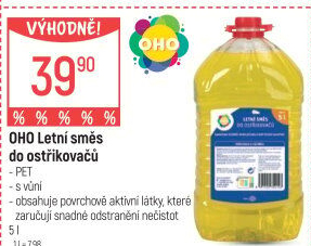 Směs do ostřikovačů letní OHO