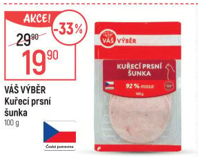 Šunka kuřecí prsní Váš Výběr