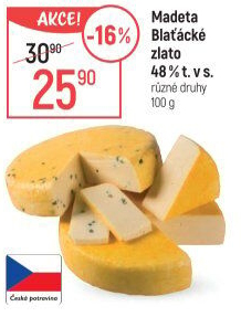 Sýr Blaťácké zlato Madeta
