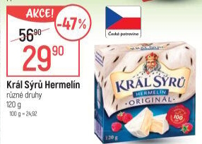 Sýr Hermelín Král sýrů