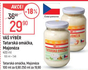 Tatarská omáčka Váš Výběr