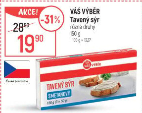 Tavený sýr Váš Výběr
