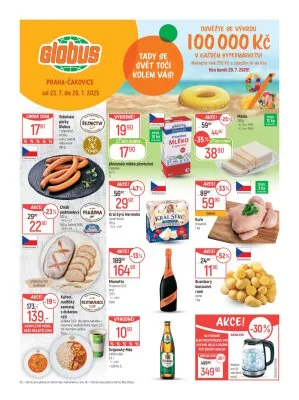 akční leták Globus 23.7.2025-29.7.2025