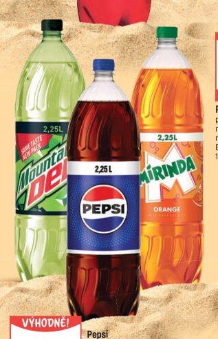 Pepsi, Mirinda Orange, Mountain Dew