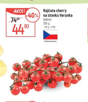 Rajčata cherry na stonku Verunka