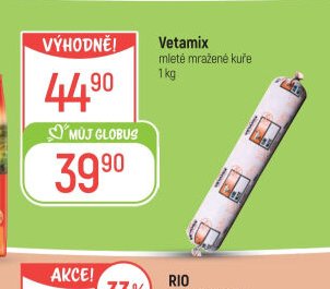 Vetamix mleté mražené kuře 1 kg