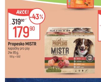Propesko MISTR kapsičky pro psy 24x 85 g