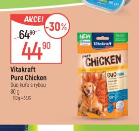 Vitakraft Pure Chicken Duo kuře s rybou 80 g